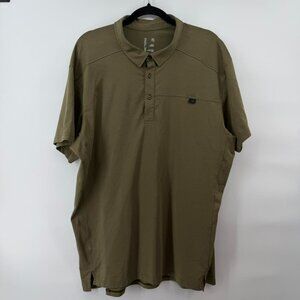 ARC'TERYX Captive Polo Shirt Men's Size Medium Green Short Sleeve Size XXL